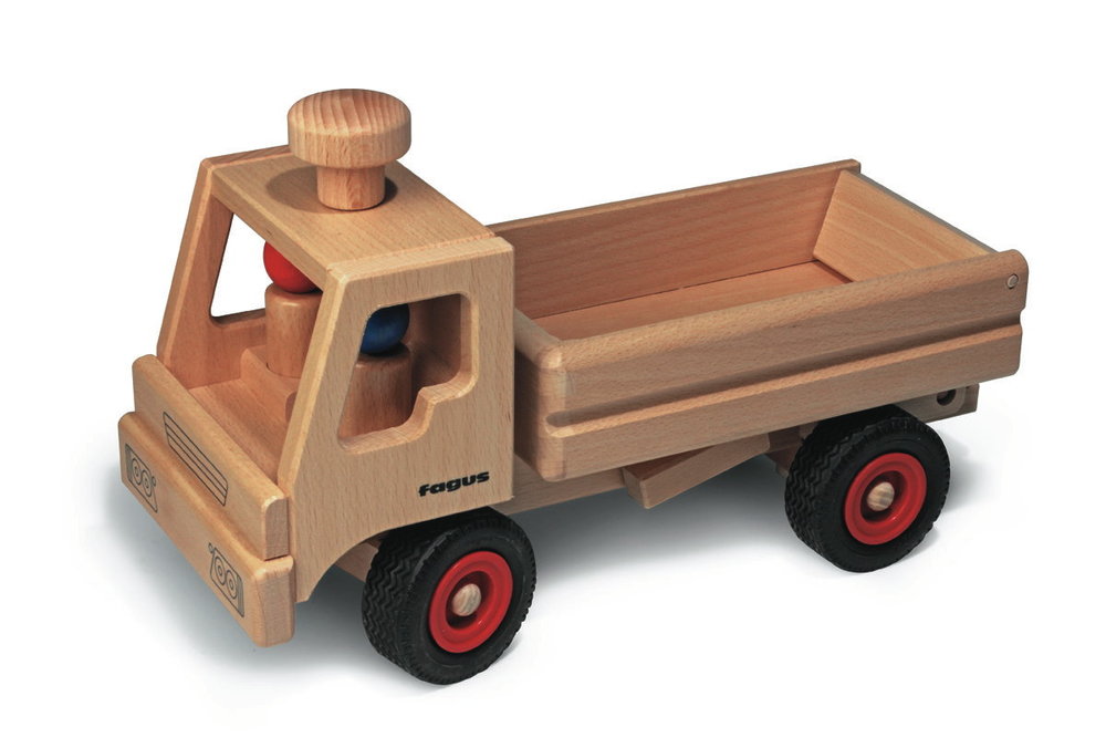 wooden tipper truck